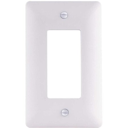 TITAN3 TECHNOLOGY 1-Gang Decorator Plastic Wall Plate, White Textured, 5PK TPPW-R-5